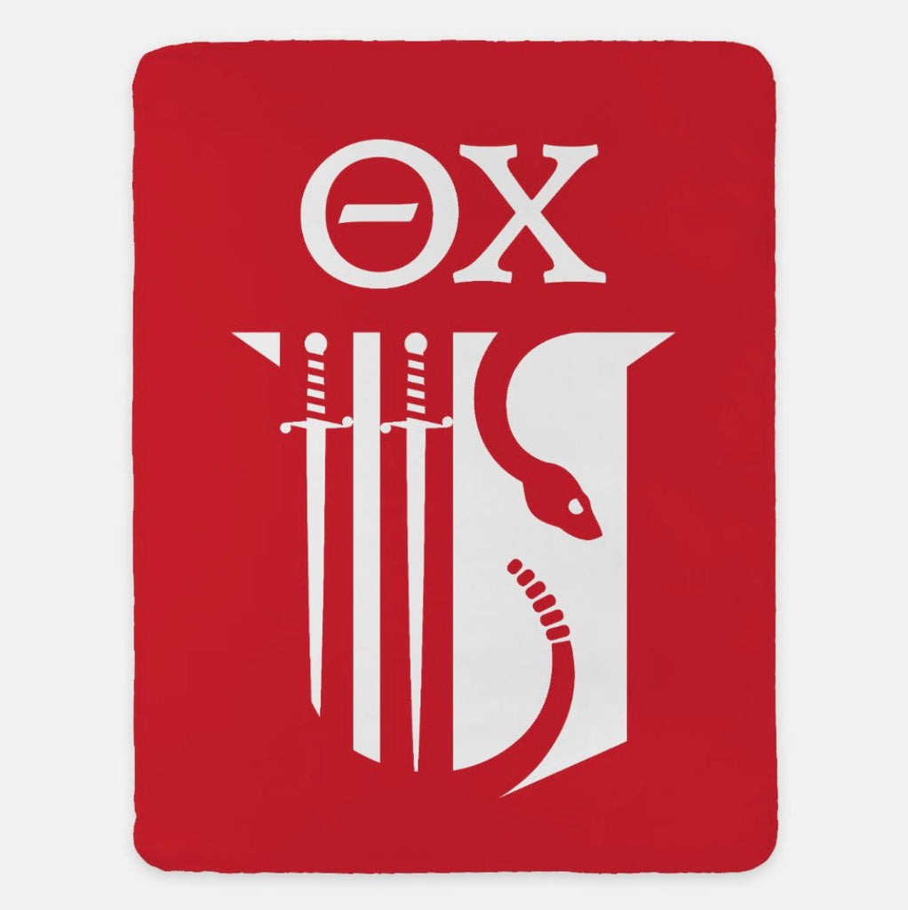 Theta Chi XL 60x80 Blanket Shield | Official Merch & Custom Gifts