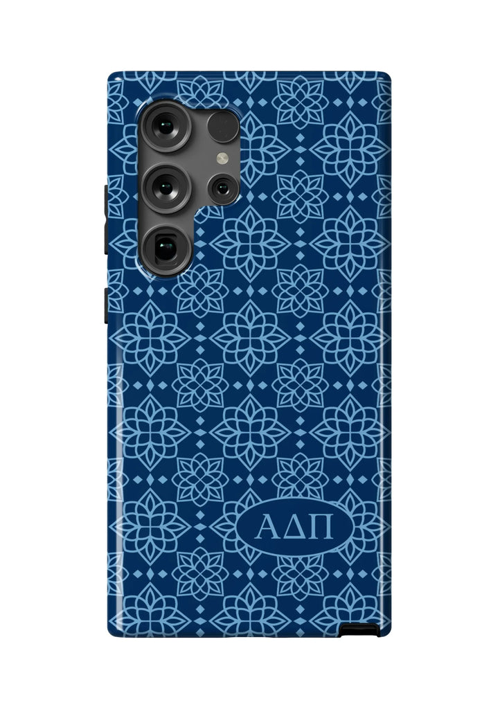 ADPi Samsung Galaxy 24, 23 Mobile Phone Case - Midnight Ornate | Gifts