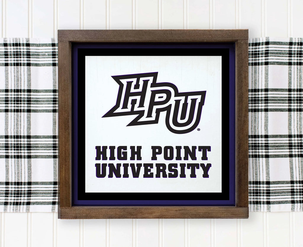 High Point University Sign, High Point University Merchandise, High Point University Dorm Decor, Festive Fit Home, HPU, High Point University Gifts