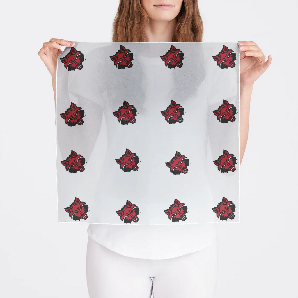 Arkansas State Red Wolves Chiffon Bandana | Official Merchandise and Accessories | Custom Gifts | Festive Fit Home