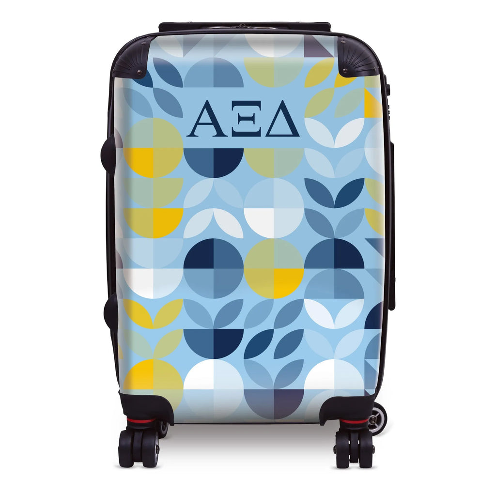 Alpha Xi Delta 20" Carry-on Suitcase Luggage - Geo Petals | Gifts