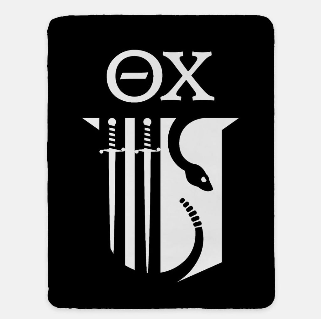 Theta Chi XL 60x80 Blanket Shield | Official Merch & Custom Gifts