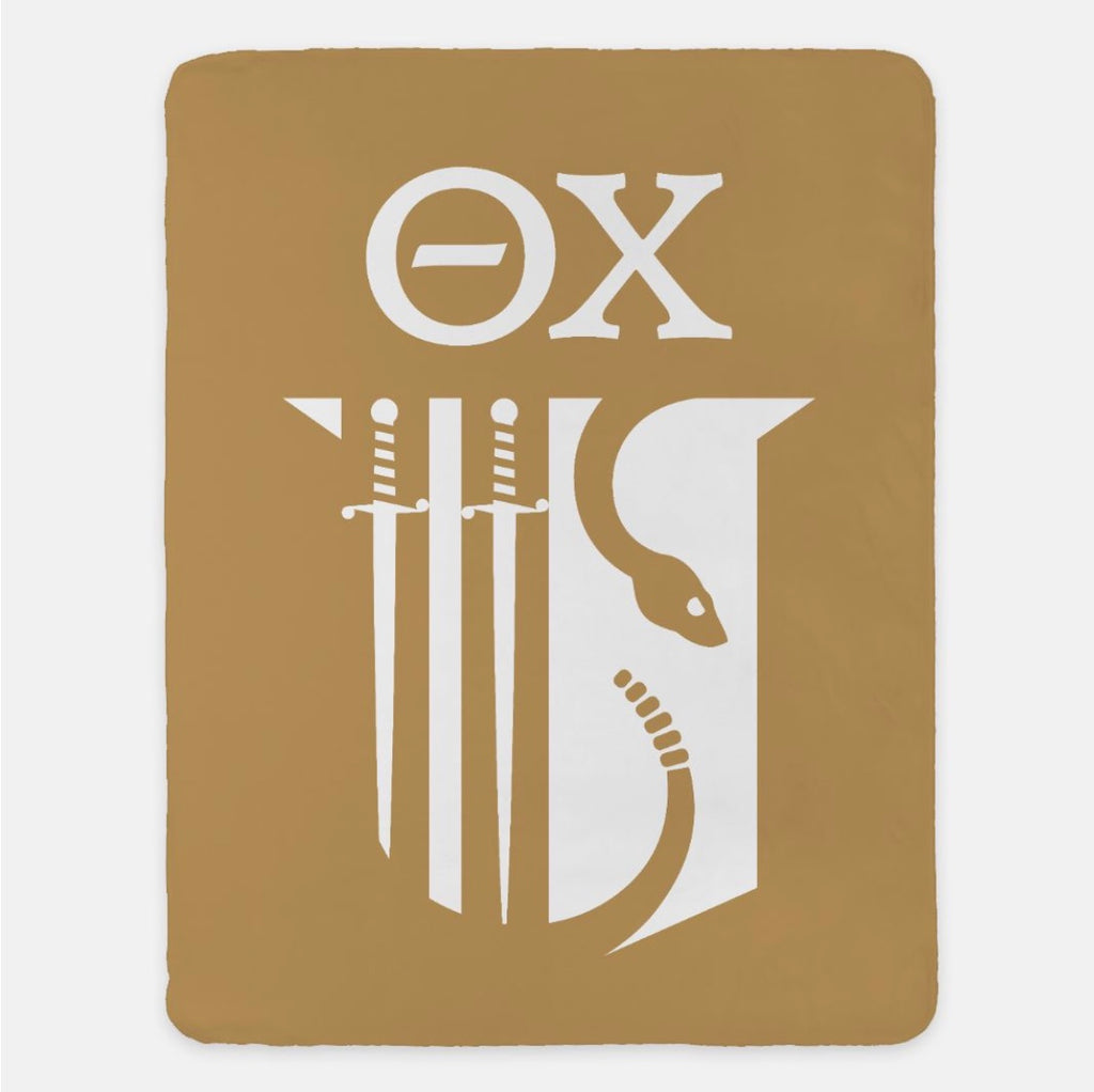 Theta Chi XL 60x80 Blanket Shield | Official Merch & Custom Gifts