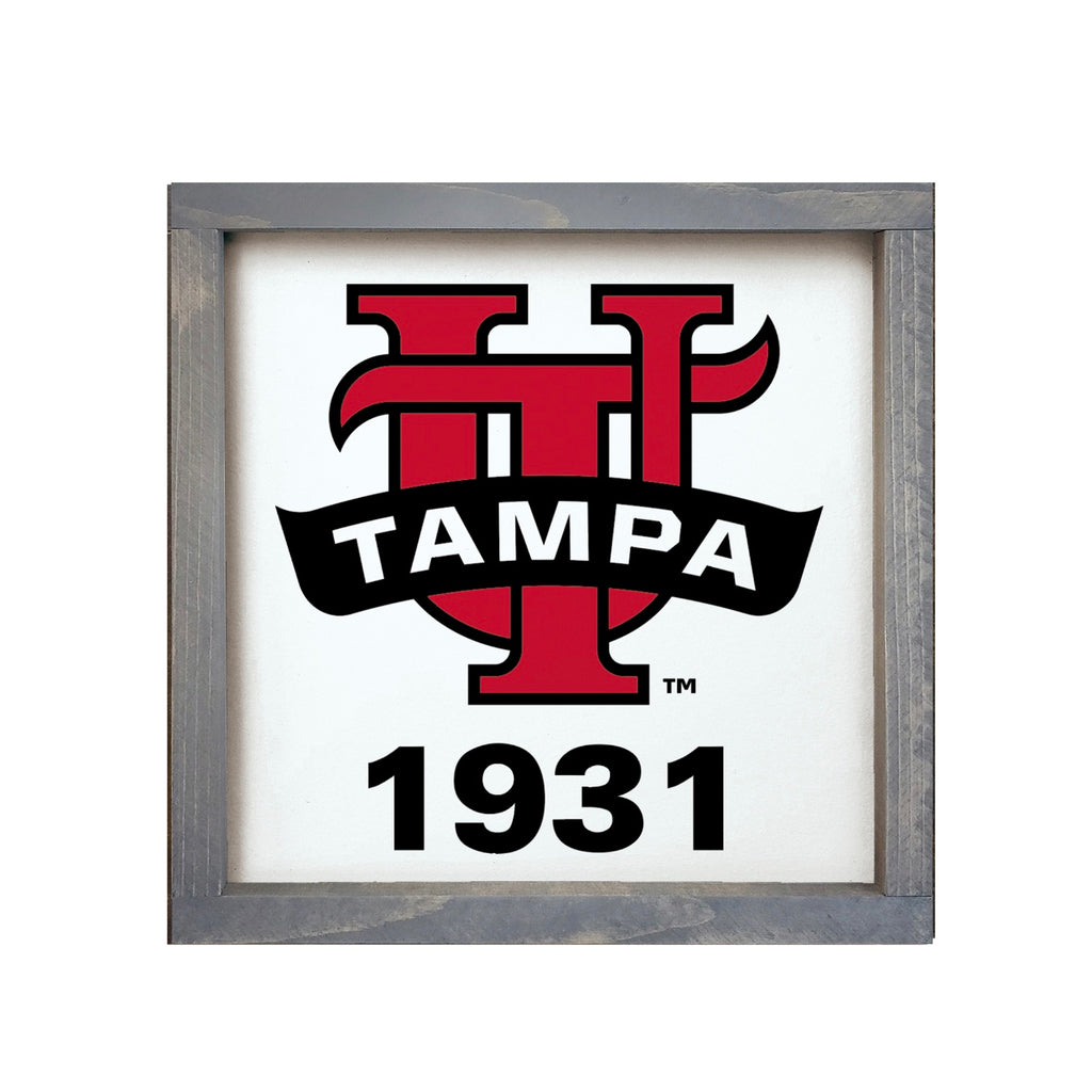 University of Tampa Wood Sign - Interlocking Letters 12"x12" | Gifts | Wall Art | Festive Fit Home