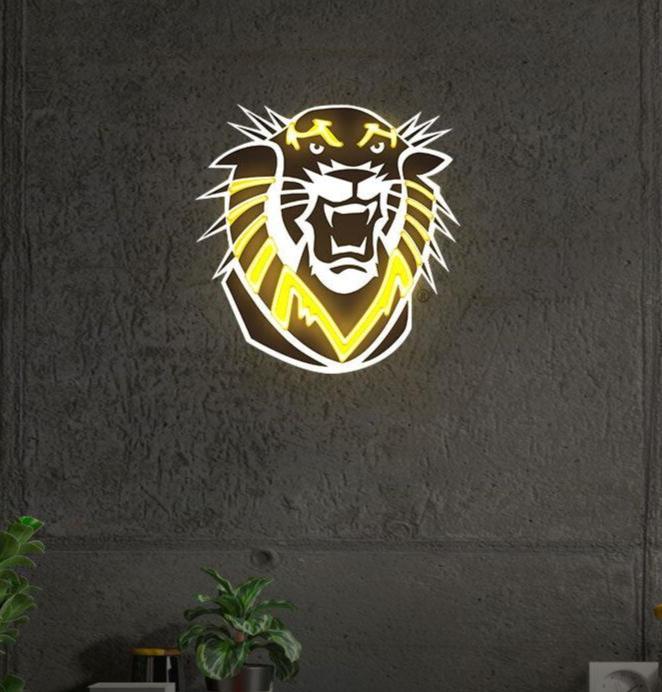 Fort Hays State University LED Neon UV Print Sign - Tiger | Gifts