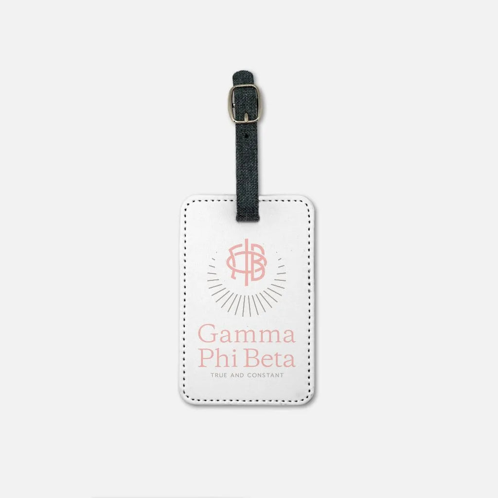 Gamma Phi Beta Luggage Tag - Traditional Logo (Set of 2) | Accessories | Travel Accessories