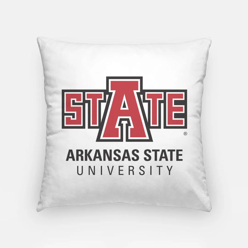 Arkansas "STATE" University Pillow Cover 18" | Spirit Gift Shop | Merchandise | Festive Fit Home | Decor