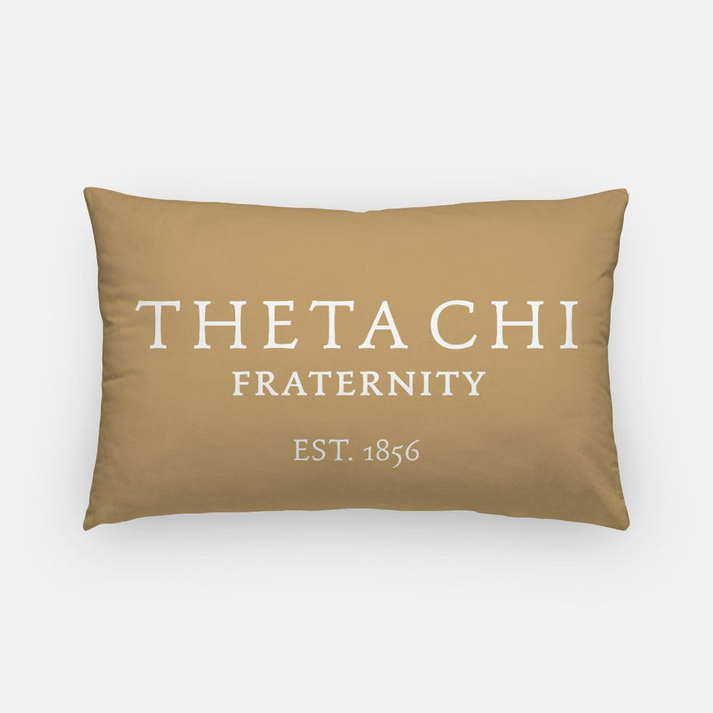 Theta Chi Lumbar Pillow Cover - 1856 | Official Merch | Custom Gifts