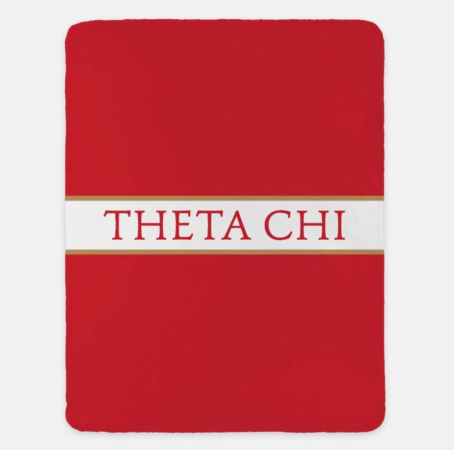 Theta Chi XL 60x80 Blanket - Traditional Center Band | Official Merch