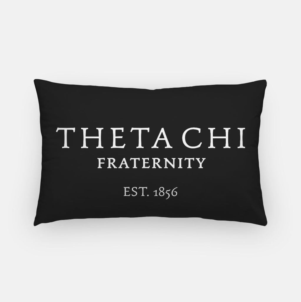 Theta Chi Lumbar Pillow Cover - 1856 | Official Merch | Custom Gifts