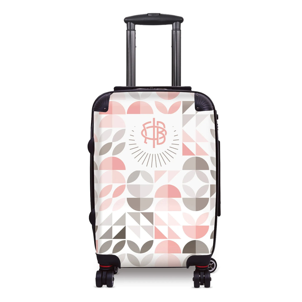 Gamma Phi Beta 20" Carry-on Suitcase Luggage - Geo Petals | Gifts