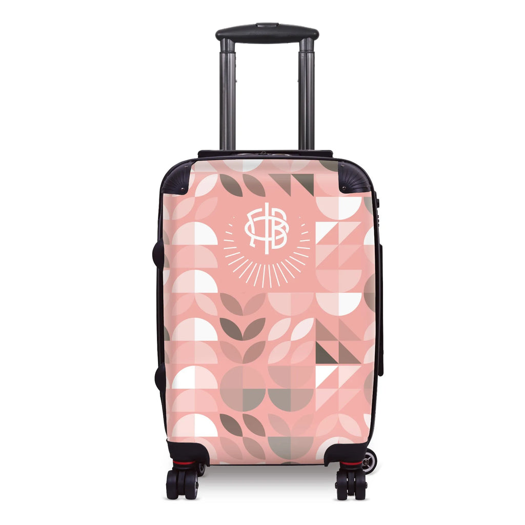 Gamma Phi Beta 20" Carry-on Suitcase Luggage - Geo Petals | Gifts