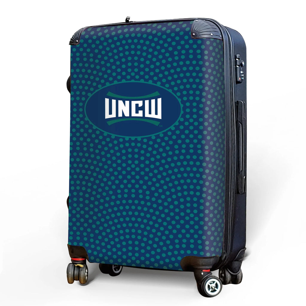 UNC Wilmington 20" Carry-On Suitcase Luggage - Dots | UNCW