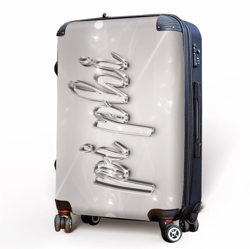 Pi Beta Phi 20" Carry-on Suitcase Luggage - Crystal | Pi Phi Travel Gifts