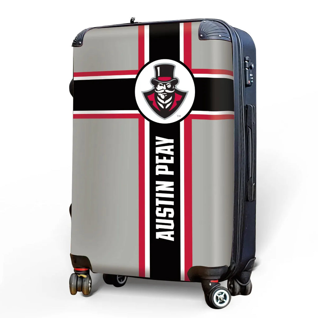 Austin Peay State University 20" Carry-On Suitcase Luggage - Stripe