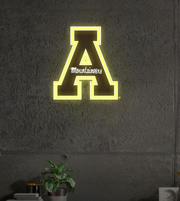 Appalachian State University LED Neon UV Print Sign | APP STATE