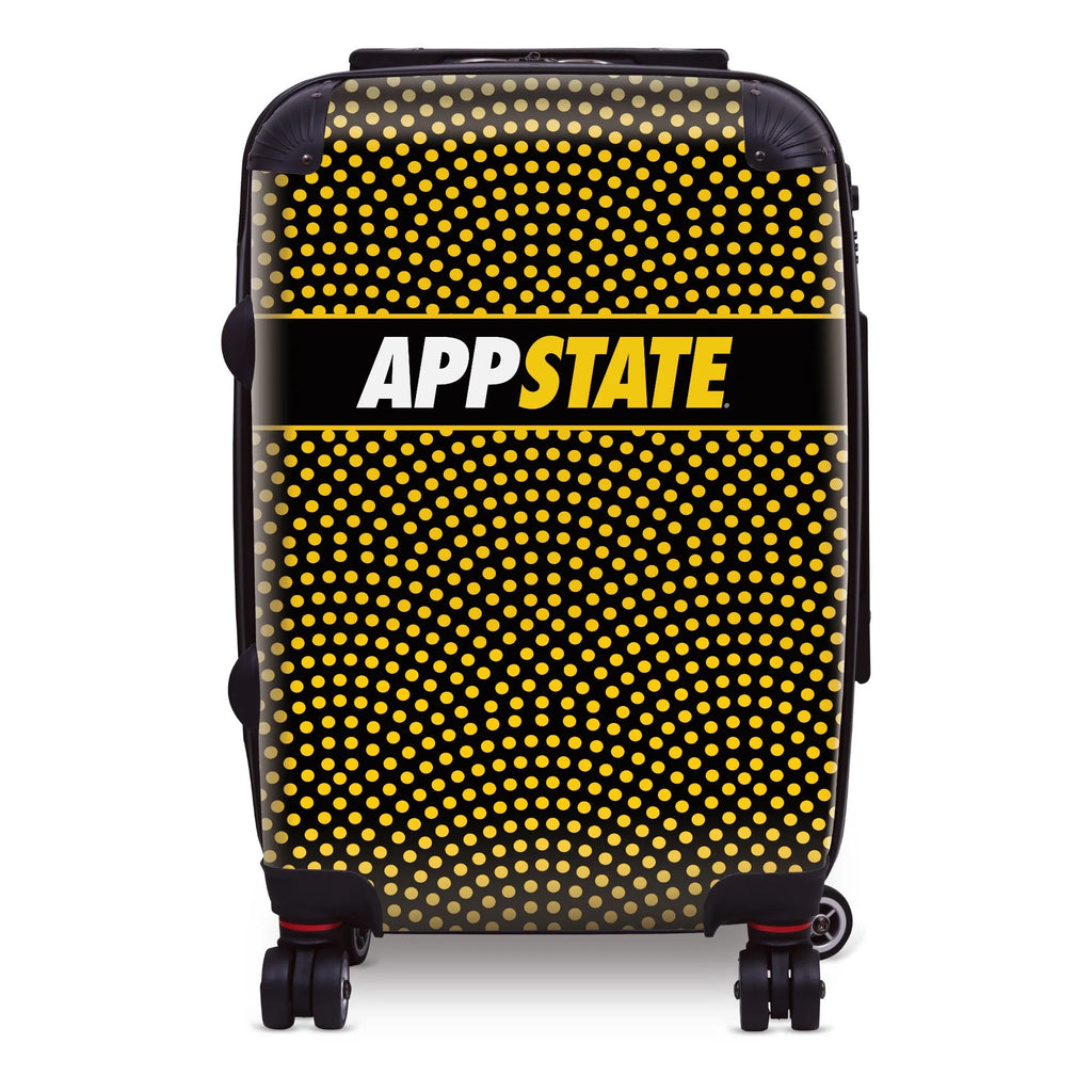 APP STATE 20" Carry-On Suitcase Luggage - Dots | Appalachian State