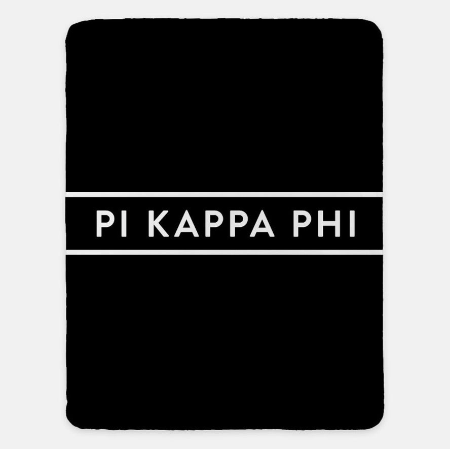 Pi Kappa Phi XL 60x80 Blanket Traditional Center Band | Official Merch