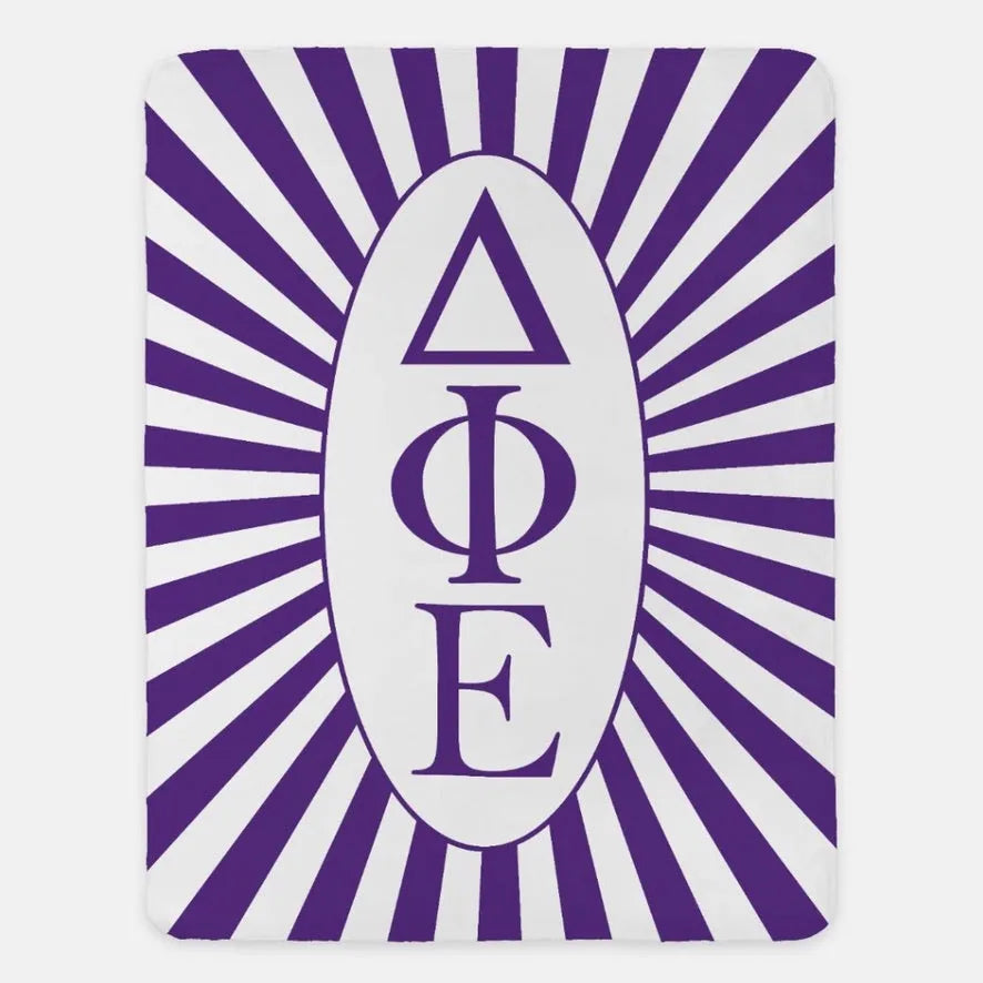 Delta Phi Epsilon Blanket - Starburst 60"x80" | DPHIE Gifts and Decor