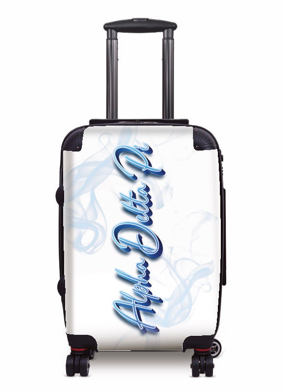 Alpha Delta Pi 20" Carry-on Suitcase Luggage - Smoke | ADPi Gifts