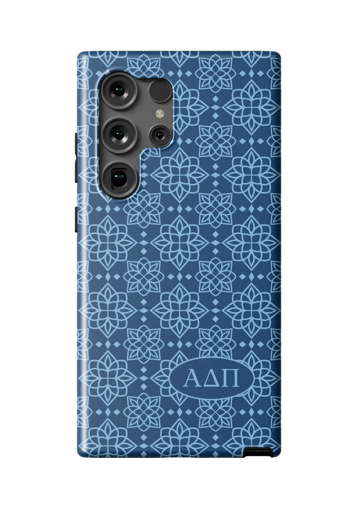 ADPi Samsung Galaxy 24, 23 Mobile Phone Case - Midnight Ornate | Gifts