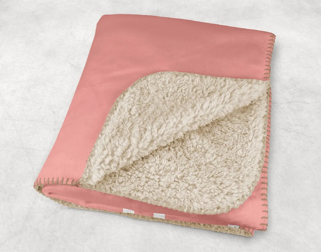 Personalized Gamma Phi Beta XL 60x80 Sherpa Blanket | GPhiB Gifts