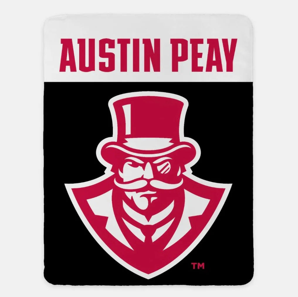 Austin Peay State University Blanket - Wide Band - 60"x80" | Decor | official gifts