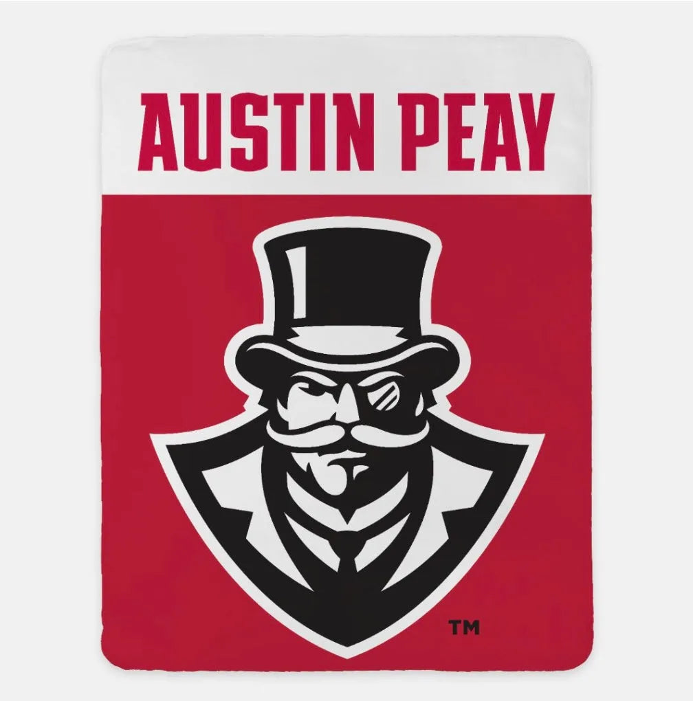 Austin Peay State University Blanket - Wide Band - 60"x80" | Decor | official gifts