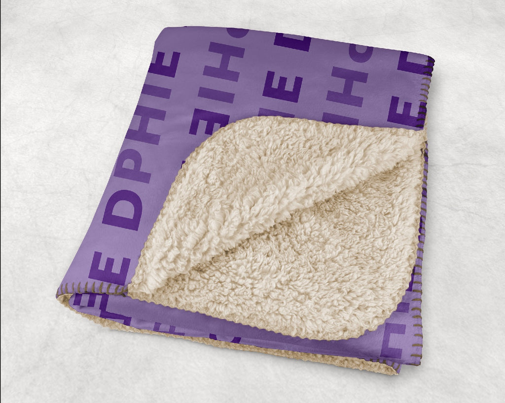 DPHIE Sherpa Blanket - DPHIE Pattern - 60"x80" | Official Gift Shop