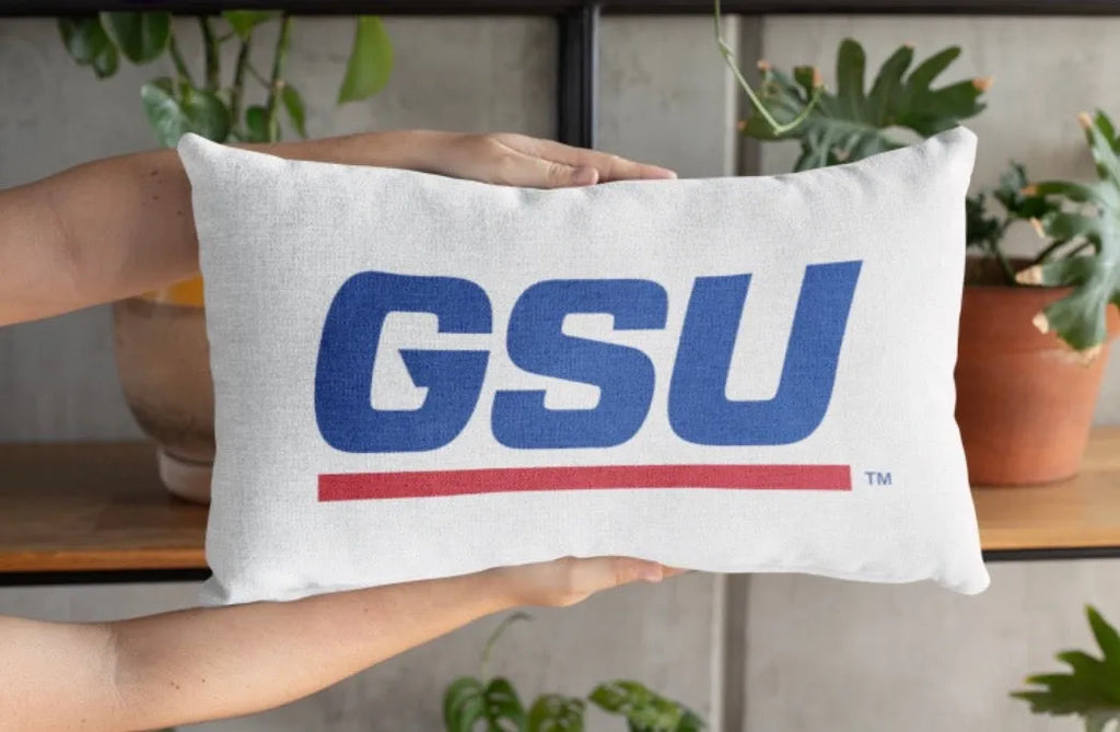 GSU Lumbar Throw Pillow Cover - 18" | Gifts and Decor | Merchandise | Festive Fit Home