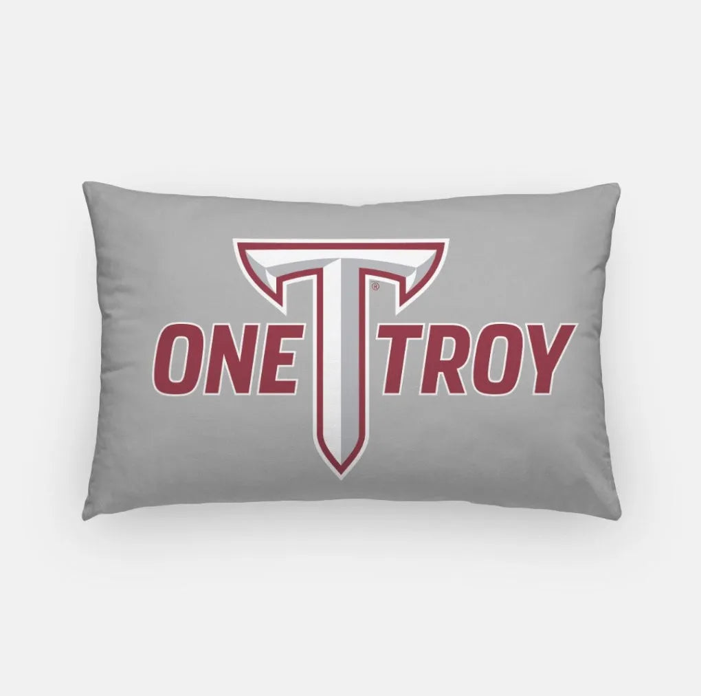 One Troy University Lumbar Pillow Cover | Official Gift Shop | Decor