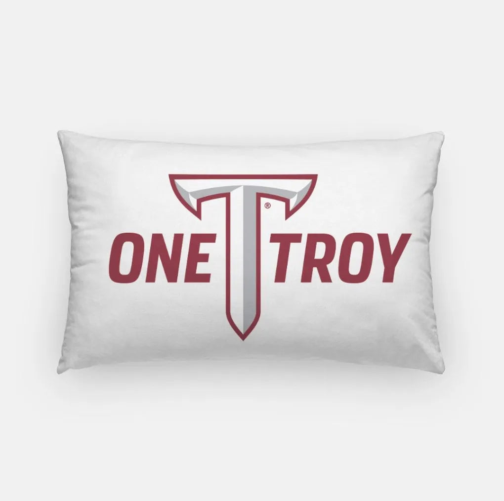 One Troy University Lumbar Pillow Cover | Official Gift Shop | Decor