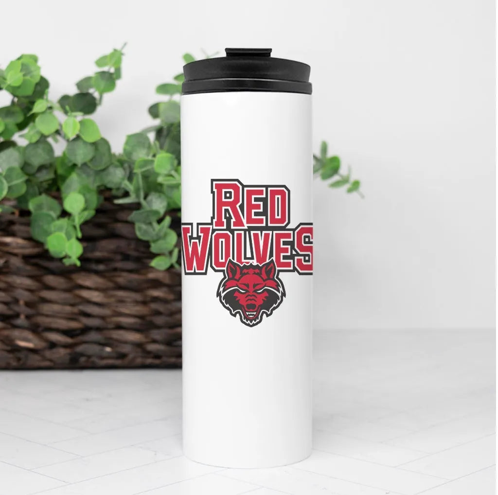 Arkansas State University Red Wolves Thermal Tumbler | Official Gifts