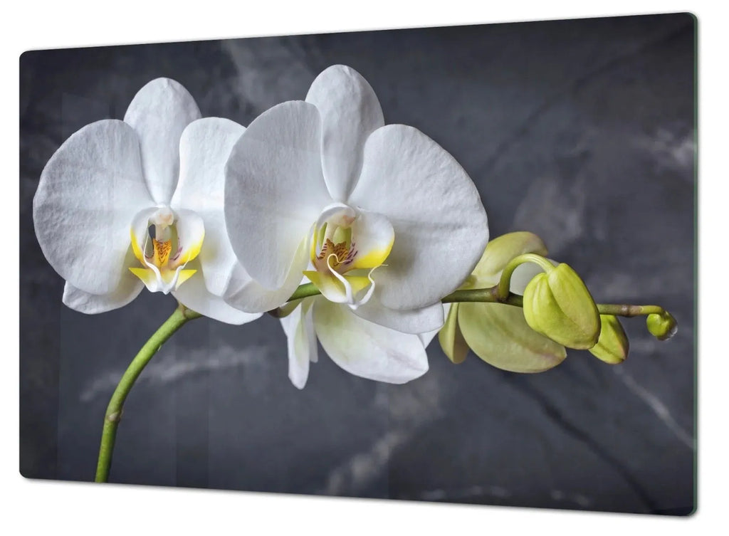 Stove Top Cover - White Orchid | Noodle Board | Cook Top Cover