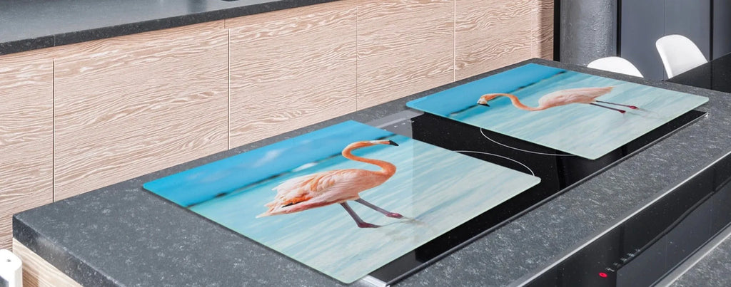 Stove Top Cover - Flamingos | Gas & Induction Cook Top Cover