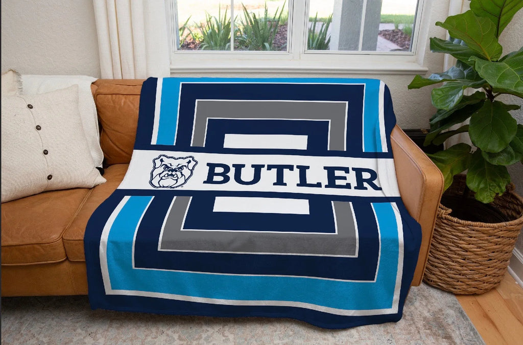 Butler University Sherpa Blanket - Layered 60"x80"  | Official Gifts  and Merchandise | Festive Fit Home