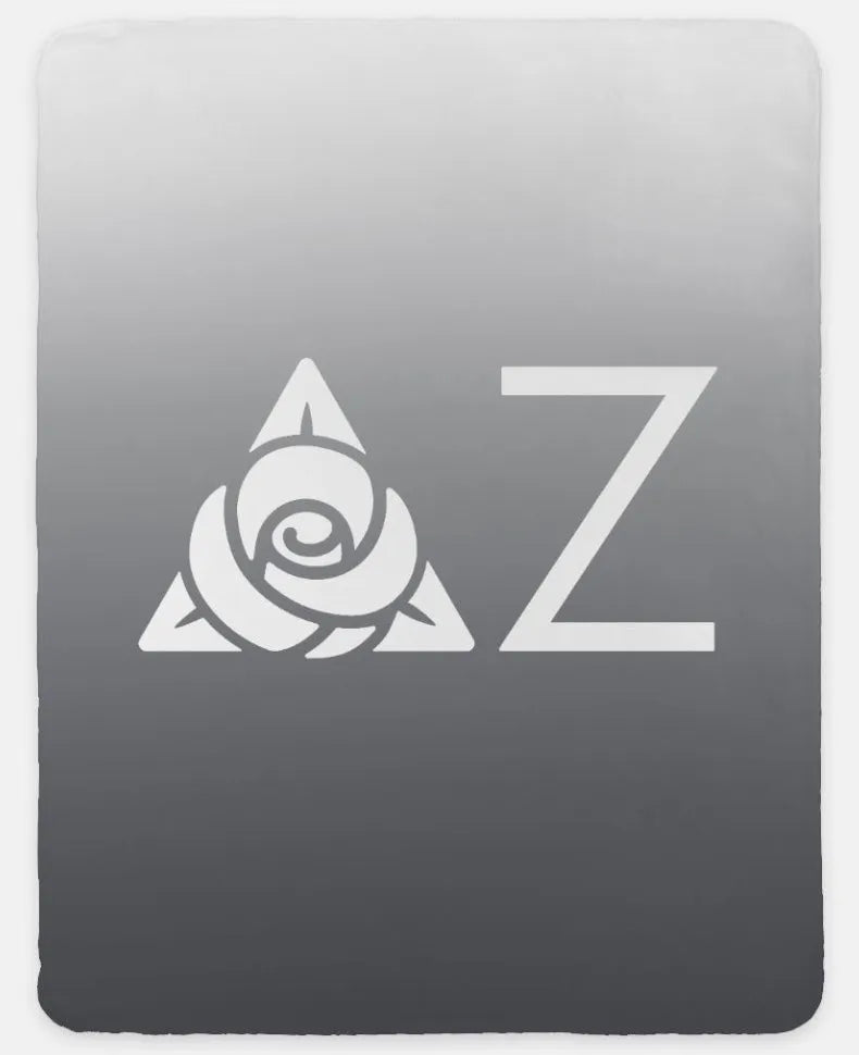 Delta Zeta Sherpa Blanket XL 60x80 Gradient | Official DZ Merchandise