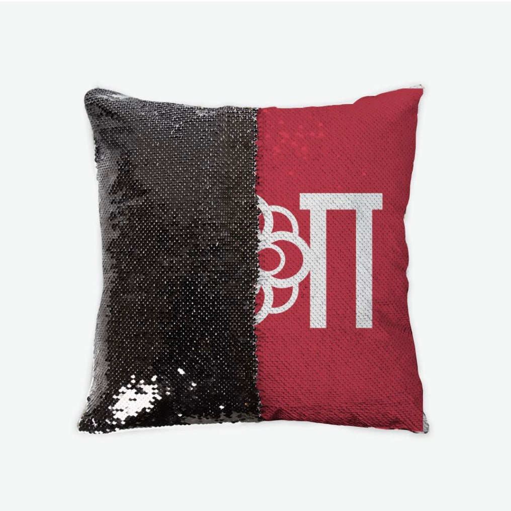 Alpha Omicron Pi Sequin Pillow Cover | Official Gift Shop | Dorm Decor