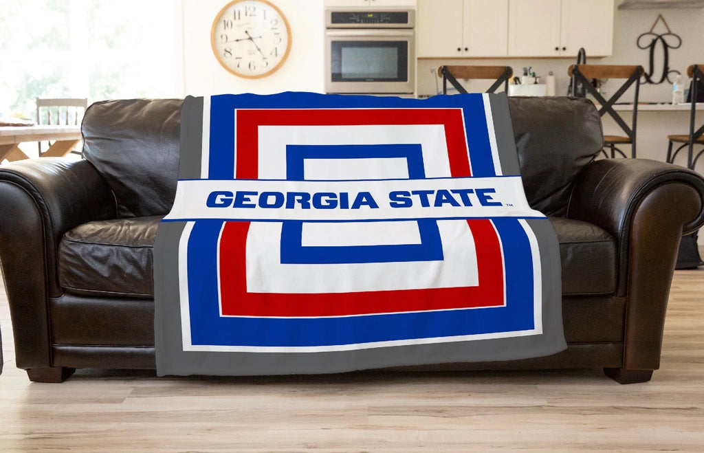 Georgia State University Blanket - Layered Colors - 60"x80" | Gifts