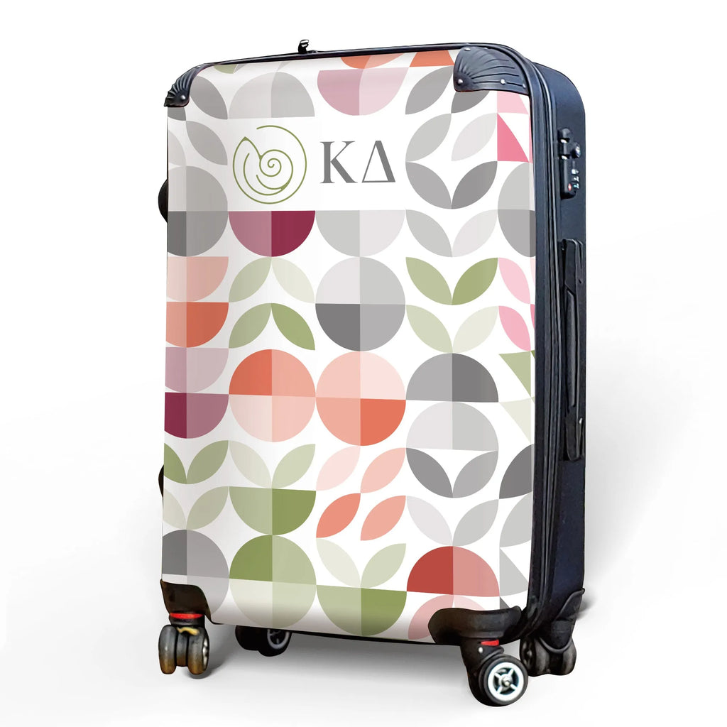 Kappa Delta 20" Carry-on Suitcase Luggage - Geo Petals | Travel Bag