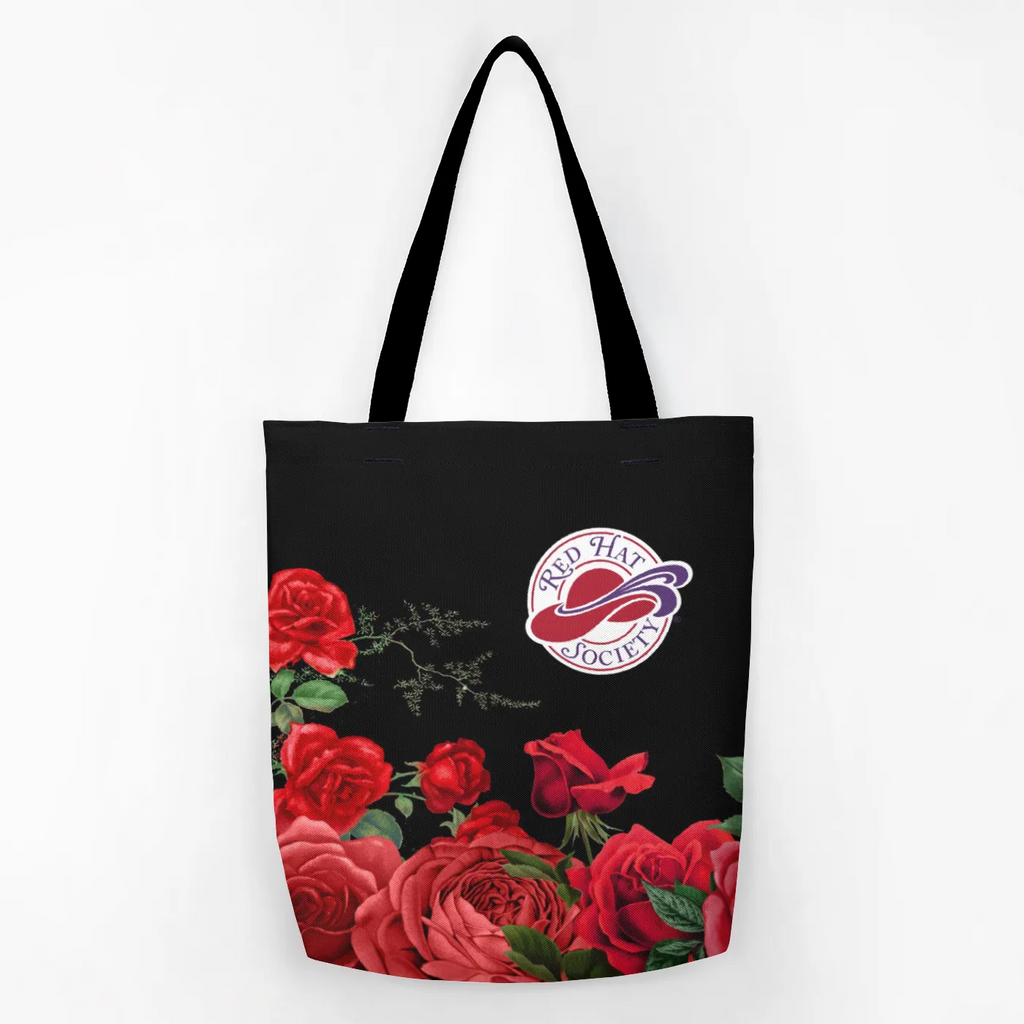 Red Hat Society Red Roses Tote Bag | Official Gifts and Decor 