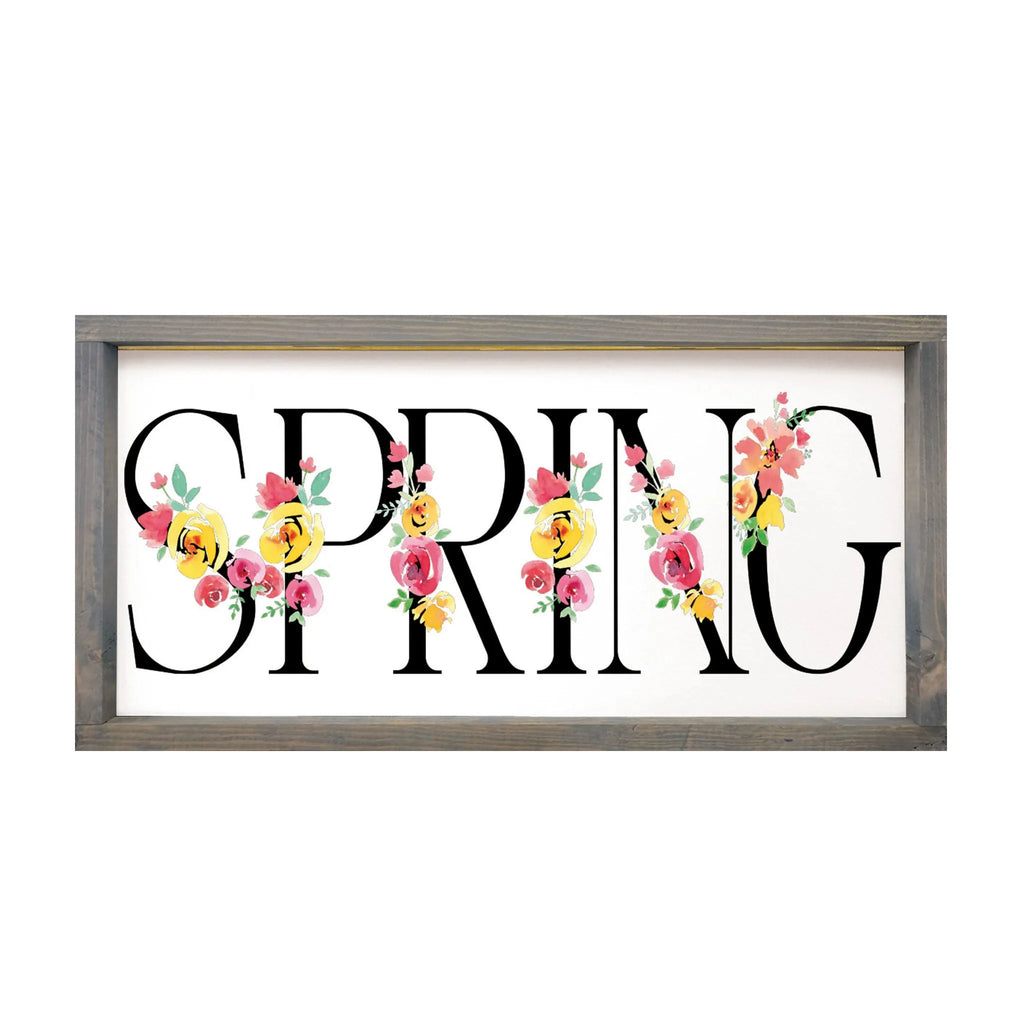 Spring Wood Sign, Floral Monogram Wood Sign, Spring Farmhouse Sign, Festive Fit Home, Rustic Wood Sign, Spring Home Decor, Floral Sign, Wood Signs with Sayings