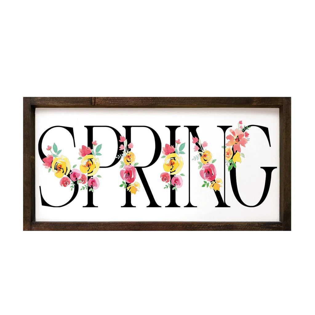 Spring Wood Sign, Floral Monogram Wood Sign, Spring Farmhouse Sign, Festive Fit Home, Rustic Wood Sign, Spring Home Decor, Floral Sign, Wood Signs with Sayings