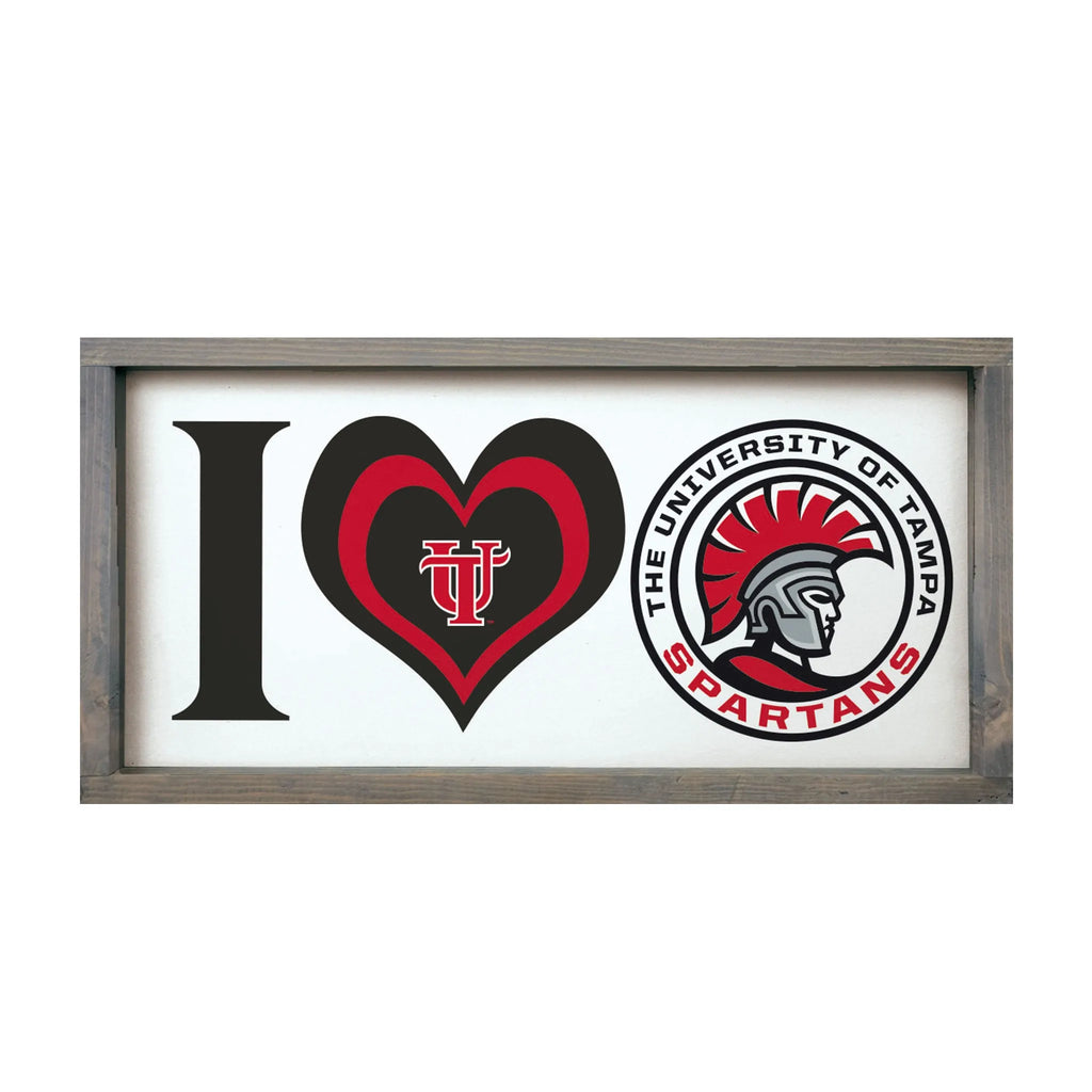 University of Tampa Traditional Sign 12"x24" | Official Merchandise | Custom Gifts | Festive Fit Home