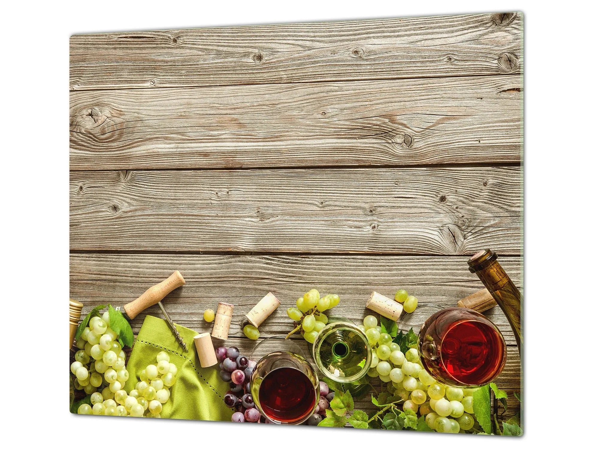 Charcuterie Board - Grapes & Wine Party Serving Tray & Platter