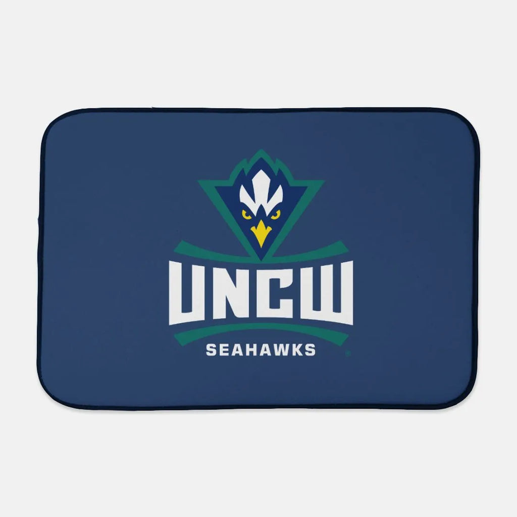 UNCW Seahawks Dish Drying Mat - Navy | Custom College Dorm Decor