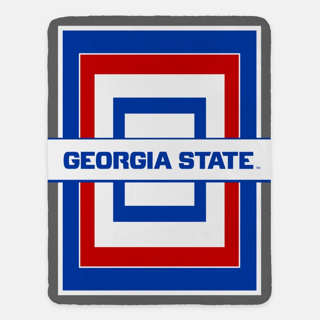 Georgia State University Blanket - Layered Colors - 60"x80" | Gifts