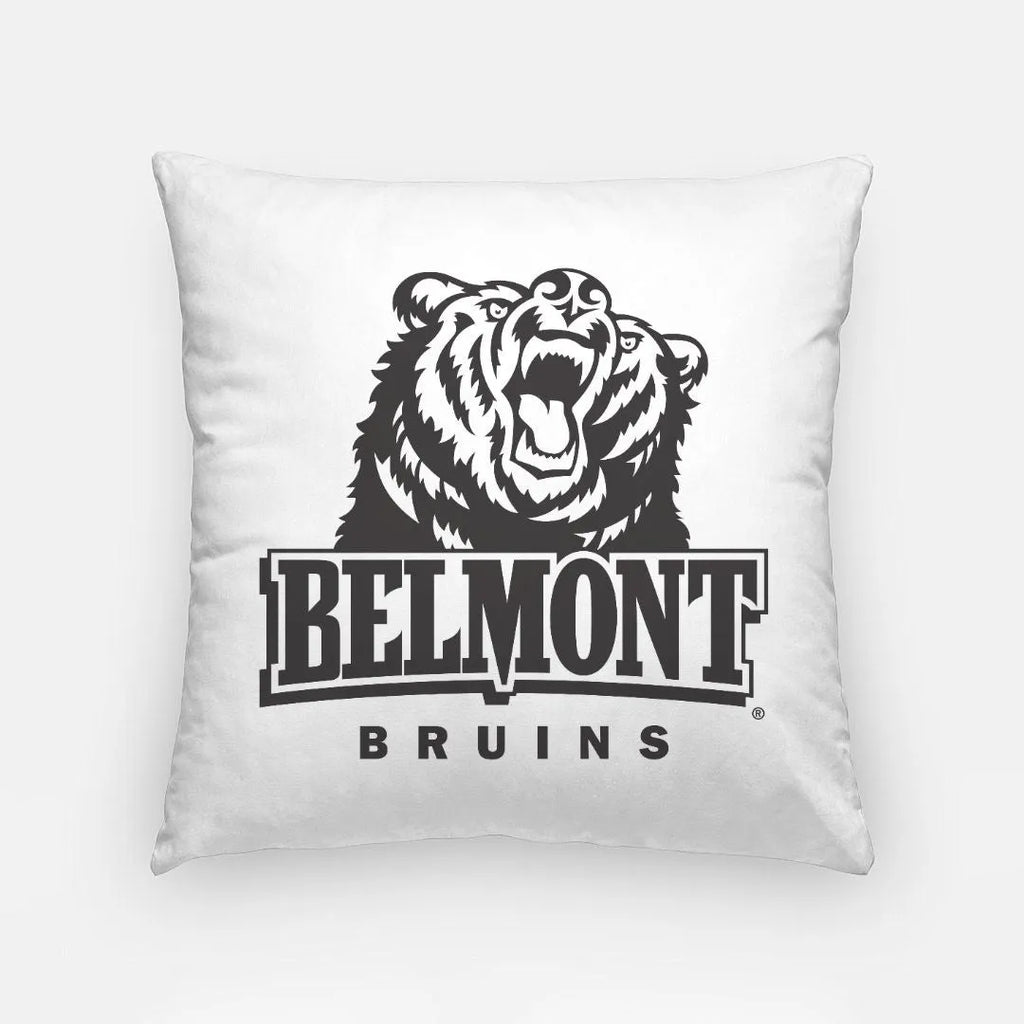 Belmont University Black Pillow Cover 18" | Official Merchandise  | Gifts and Decor | Festive Fit Home