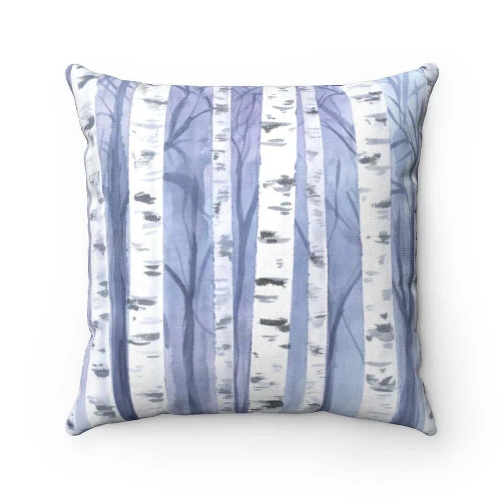 Birch Trees Square Pillow Cover - Festive Fit Home