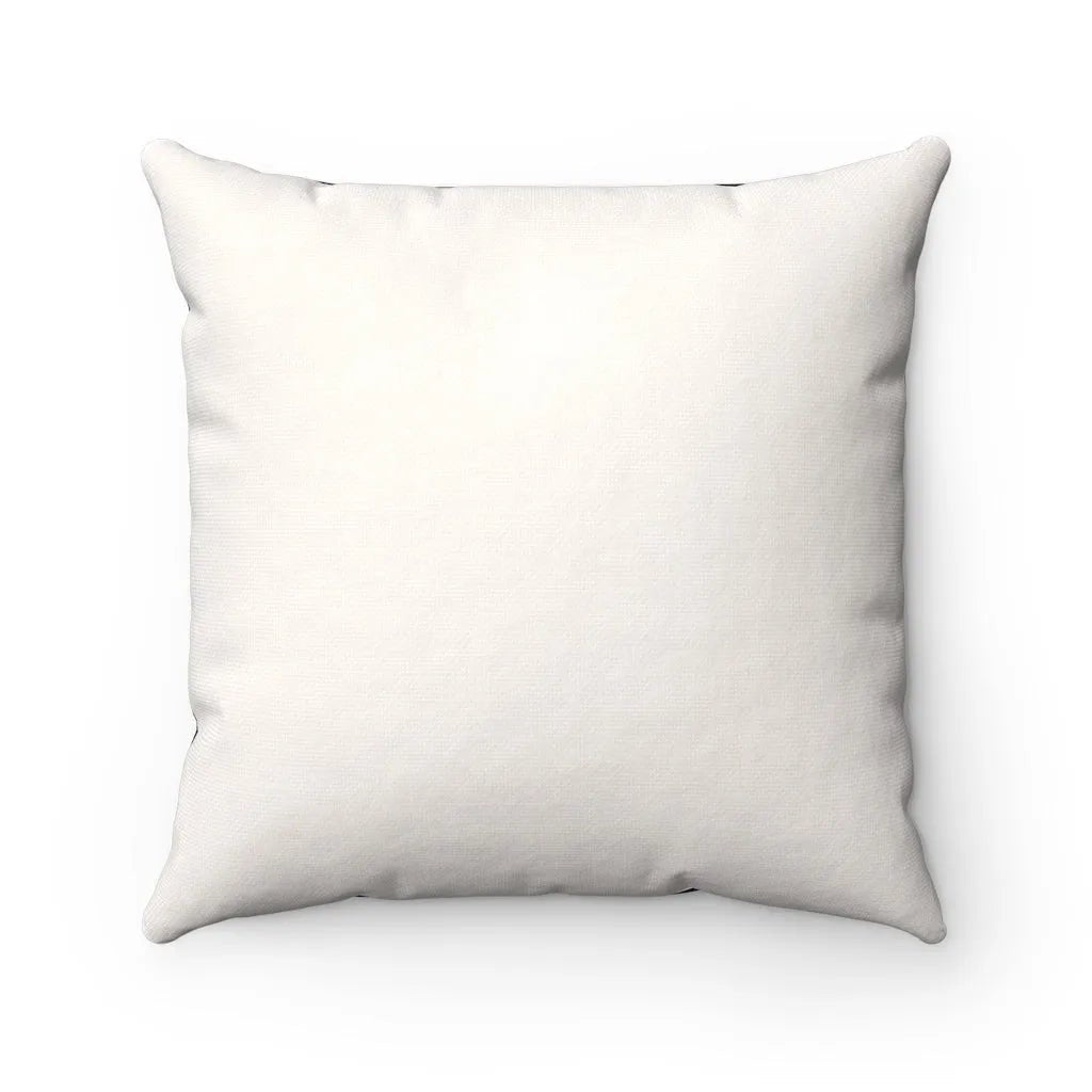 Bunny Silhouette Pillow Cover (White - Right) - Festive Fit Home